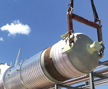 旋轉吊環用于化工廠蒸餾塔吊裝作業